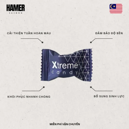 viên kẹo sâm Xtreme Candy chính hãng tại Hamer Saigon