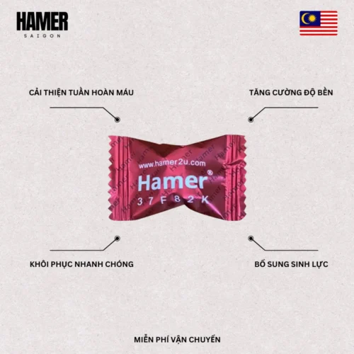 1 Viên Kẹo Sâm Hamer 37F82K Chính Hãng